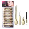 HengFang 24Pcs/Pack Eyeliner 2 In 1 Eyeliner Black Liquid Long-lasting Eye Liner Cream Eye Makeup Tool for Women