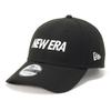 [New Era] Cap 9FORTY Wordmark Logo Black