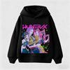 Children's Hoodie Korean KPop Demon Hunter Cartoon Girls Boy Hooded Sweatshirt Warm Children's Wave Fashion Casual Tops