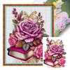 Полная вышивка Эко-хлопковая нить 11CT Печатная цветочная книга Вышивка крестом 40x50см