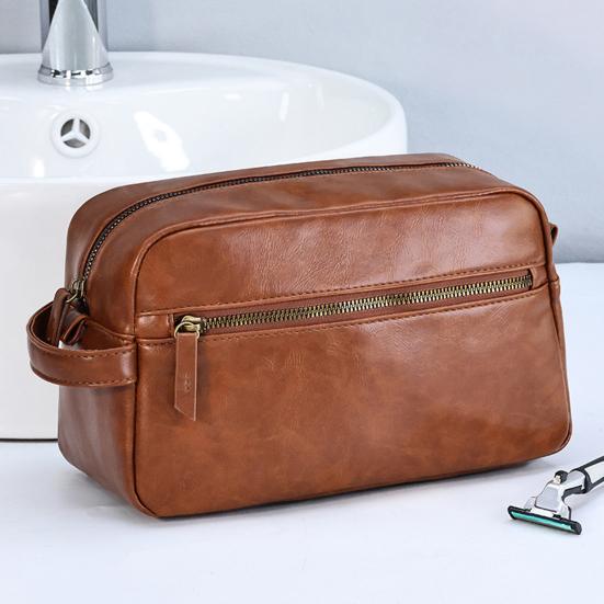 Органайзер для косметичек с несколькими отделениями, большой вместимостью, застежкой-молнией, многоцелевая водонепроницаемая дорожная косметичка