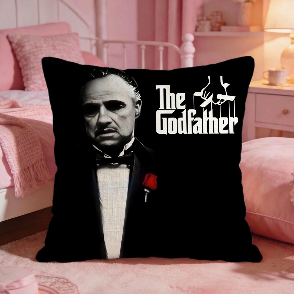 The GGodfather Movie Cushion Cover Premium Comfort Reversible Pillow Cove Two In One Design For Any Room Car Interior