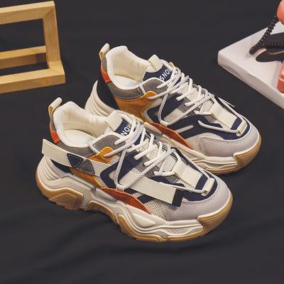 Туфли для папы на платформе, женская летняя новая сетчатая дышащая тонкая студенческая универсальная легкая повседневная спортивная обувь