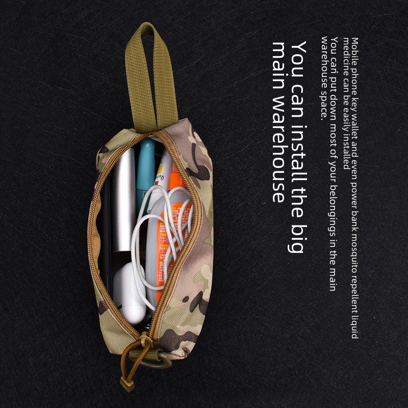 Camouflage EDC Travel Clutch - Compact Outdoor Storage and Coin Bag