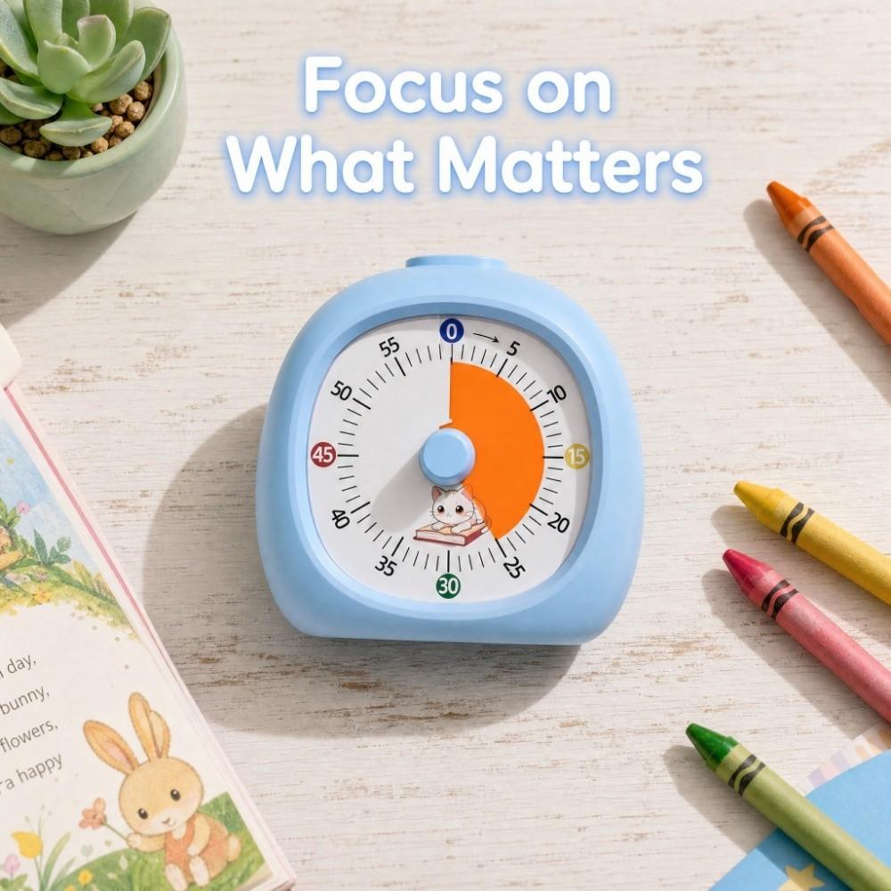 60 Minute Visual Timer Timer Reminder Electronic Children's Timer Countdown Reminder Reading Room