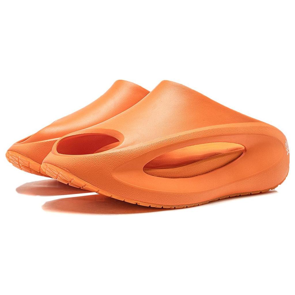 Li Ning Cloud Travel Slay Height Increasing Casual Bounce Slide Sandals Unisex Footwear Ice-Orange AZSU005-2