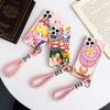 Cute Sailor Moon Anime Strap Lanyard Phone Case For iPhone 13 11 12 Pro Max XS XR X 6 6s 8 7 Plus SE20 Beautiful Girl Soft Cover