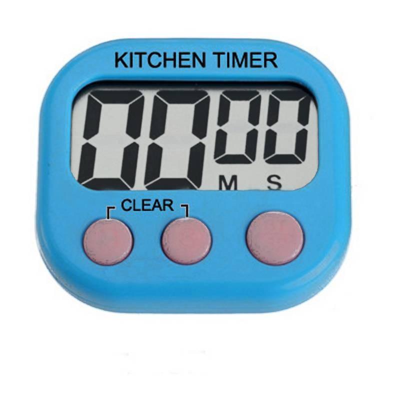 Компактный электронный кухонный таймер с выключателем питания. Идеален для кулинарии и выпечки.