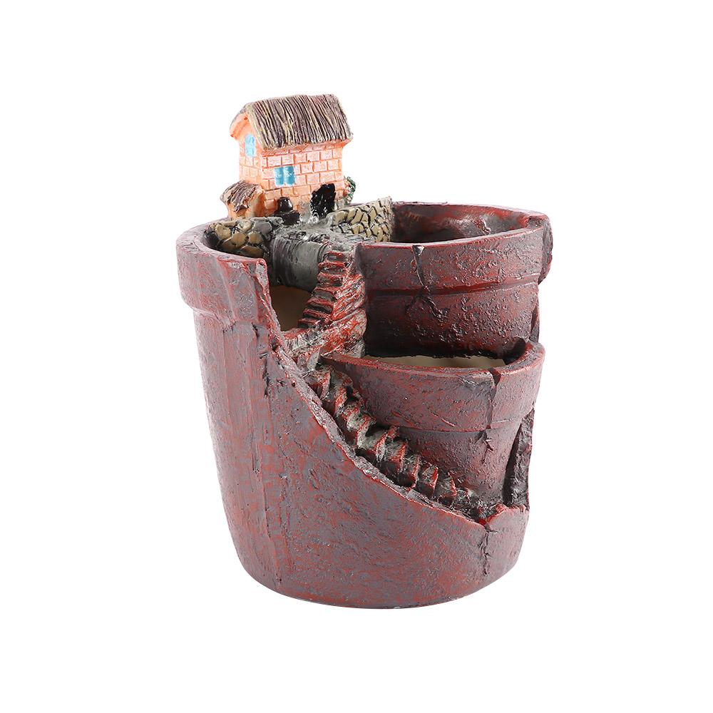 9X12cm Office Green Plants House Home Decor Succulent Flower Basket Planter Bonsai Pot Sky Garden