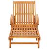 2 Piece Sun Lounger Set with Cushions Solid Acacia Wood