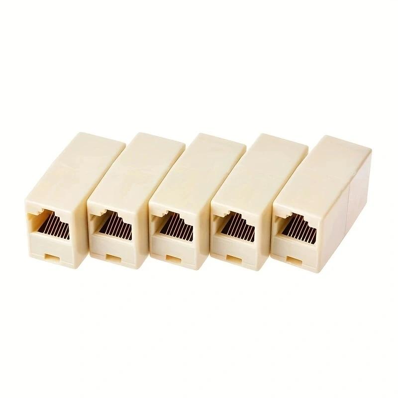 10 шт. Сетевой Ethernet Двойной Прямой Разъем-Соединитель Lan Кабеля Соединитель RJ45 CAT 5 5E 6 6a Удлинитель Штекер Разъем Сетевого Кабеля