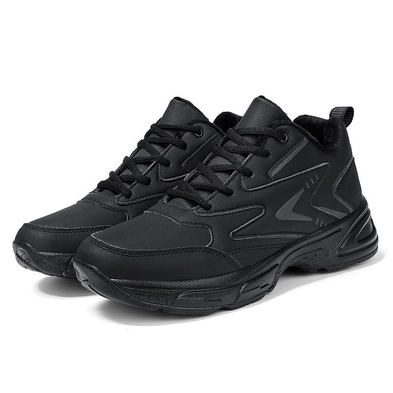 39-45 осенне-зимние мужские спортивные туфли большого размера с короткими бархатными волосами, противоскользящие и уличные мужские кроссовки для фитнеса