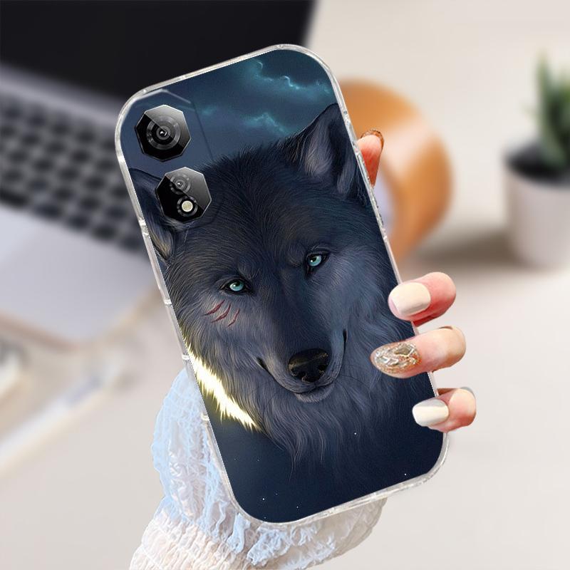 Чехол для ZTE Nubia Neo 2 5G NubiaNeo2 Мультяшное Животное Мягкий Силикон ТПУ Прозрачная Крышка Для Nubia Neo2 Z2352N Прозрачный Чехол Для Телефона