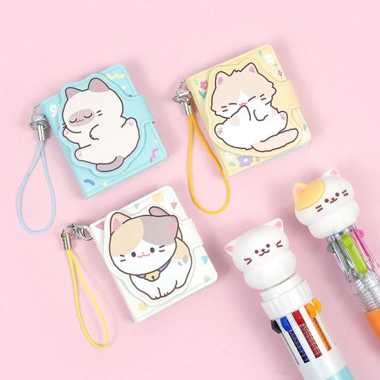 Pinkfoot 1000 Nyannyang Mini Diary 6 Types X 2p Set, a Popular Character In Korea