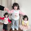 2025 Girls’ Cute Raglan Long Sleeve Baby Undershirt - Spring & Autumn Top