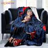 Anime Naruto Sasuke 3D Print Blanket Sofa Bed Blanket Super Soft Warm Blanket Cover Flannel Throw Blanket