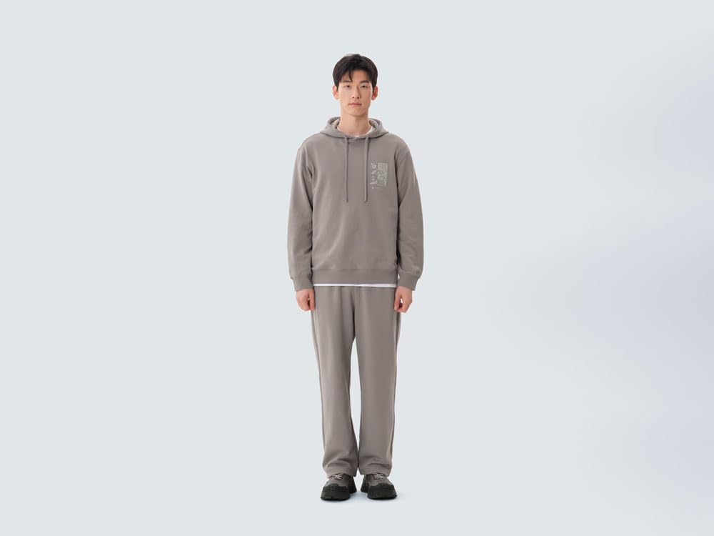 Snow Peak Трикотажные брюки и винтажный размер L GS-S25SMFFP50, мужские женские, серые,