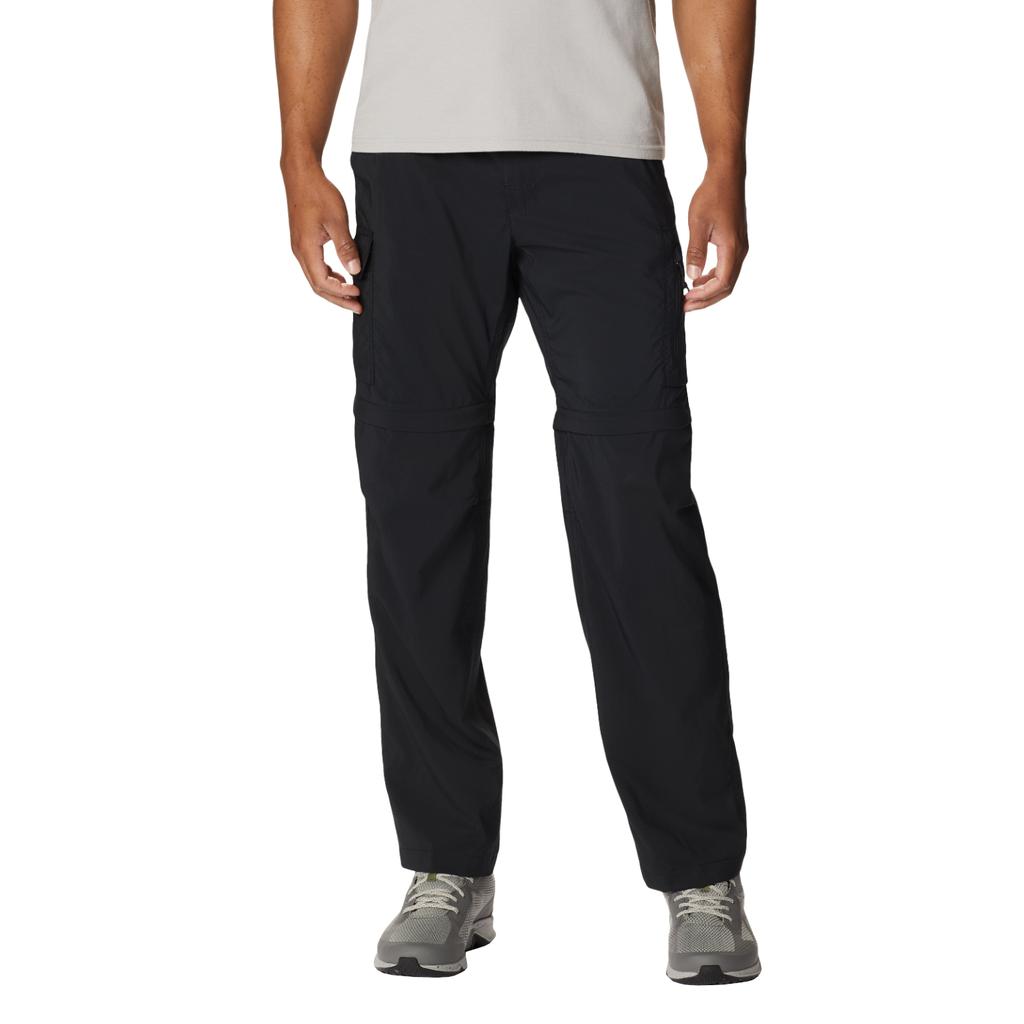 Columbia Silver Ridge Utility Convertible Pant, Mens Black Trousers