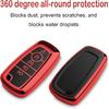 For Ford Key Fob Cover Case,with Keychain Fit Expedition for Mustang Fusion Raptor F250 F350 F450 F550 Edge Explorer Smart Remote Vehicle
