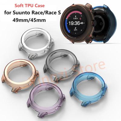 Soft TPU Case For Suunto Race RECE S Watch Strap Hollow Coverage Bumper For Suunto RUN Protective Cover Frame Screen Protector