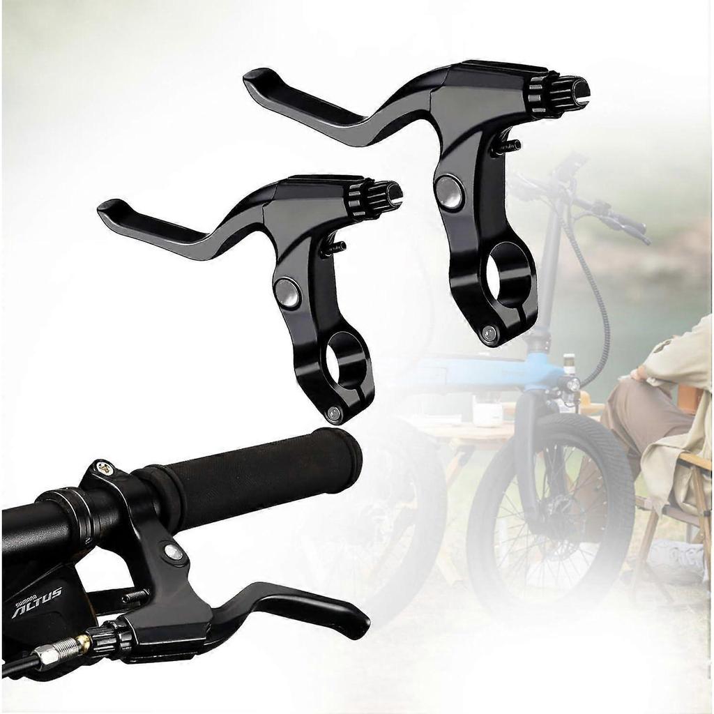 Generic A Pair Bicycle Brake Lever Bike Brake Handle Bike Brake Levers of Universal Aluminum Alloy Bike Cycling Equipment Accessory for Mountain Road