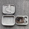 PU Leather Storage Box, Suitable for in Ear Earphones, Wired Earphones, Waterproof, Portable, Pressure Resistant Box, Earphone Storage Bag