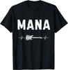 Mana Guitar Heartbeat Music Guitarist Retro Vintage T-Shirt Unisex T-Shirt