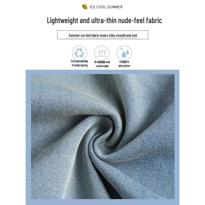 White Yamamoto Women's 2025 Retro High-Waisted Straight Wide-Leg Jeans for Spring/Summer