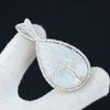 Moonstone Pendant Natural Gemstone Handmade 925 Sterling Silver Pendant, Wire Wrapped Jewelry, Wire Wrapped Pendant Tree Of Life Jewelry