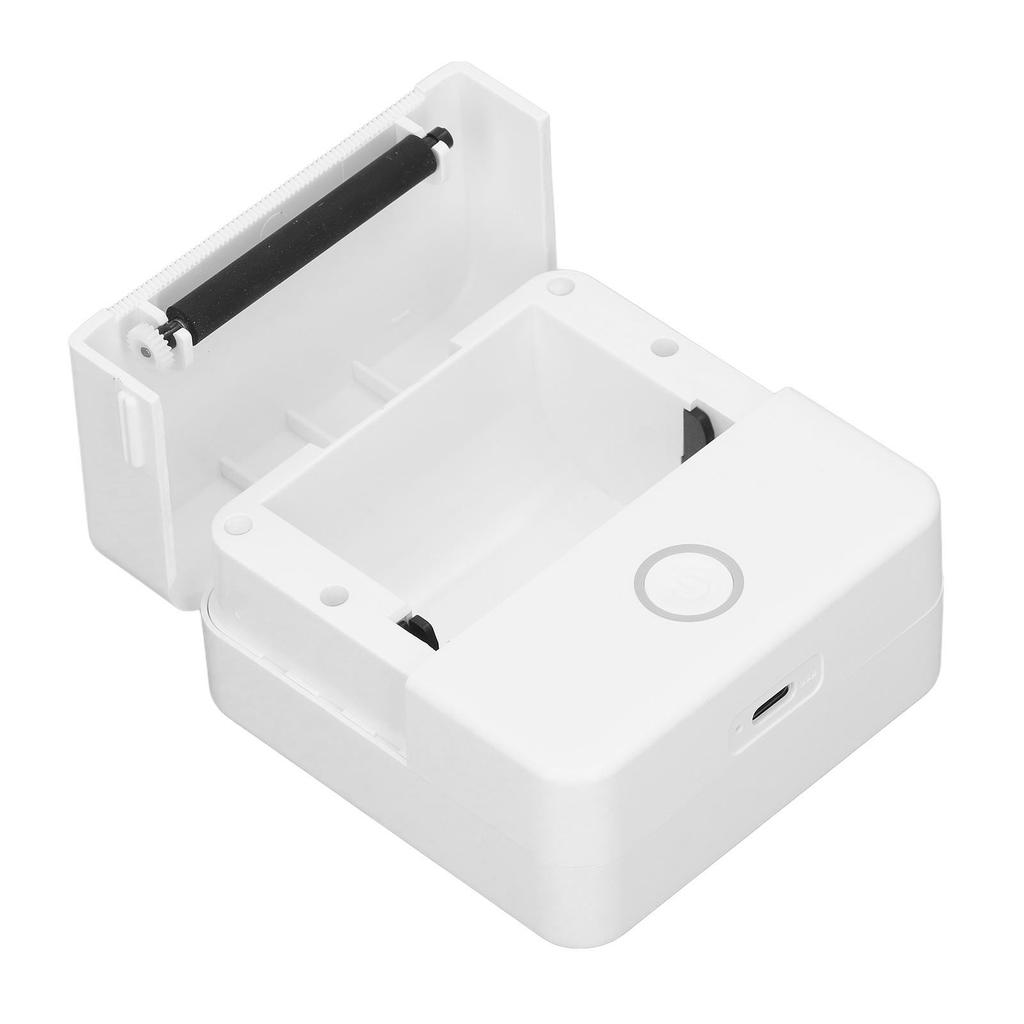 Mini Thermal Printer Portable Pocket Tool for Student with Paper Roll Charging Cable