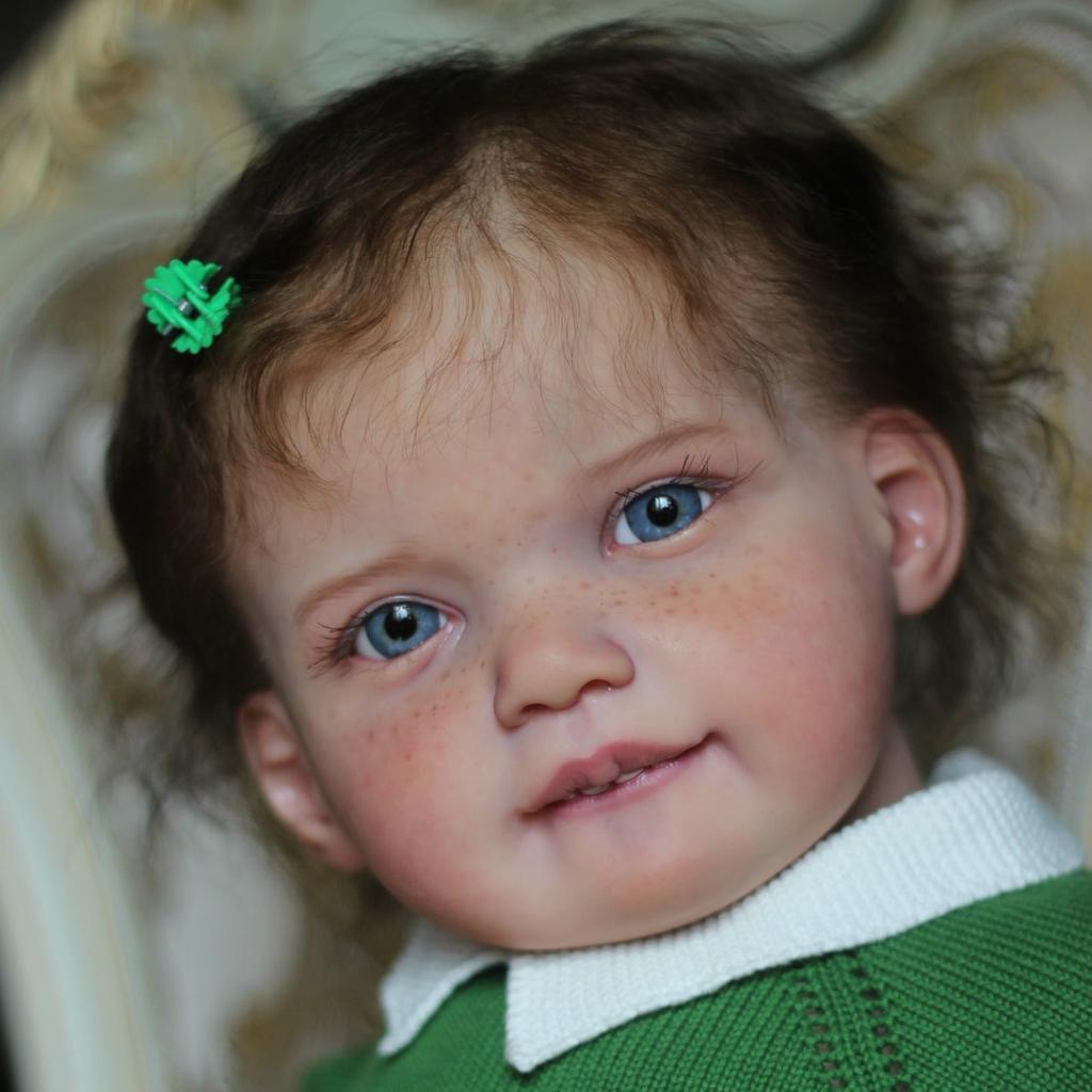 Realistic 3D-Paint Skin with Vein 65 CM Soft Silicone Reborn Baby Girl Alive Doll Weight 1.8 KG Princess Toddler Artist Collection Handmade Bebe