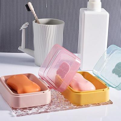 Мыльница для ванной с крышкой, домашняя пластиковая мыльница, которая сохраняет мыло сухим, мыльница, переносная мыльница для путешествий, контейнер для хранения мыла