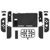 Custom DIY Replacement Case Shell Compatible with eXtremeRate Switch Carbon with Patterned Back Holder Handle Controller Housing and Full Button Set