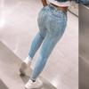 Женские узкие трендовые рваные повседневные модные прямые джинсы