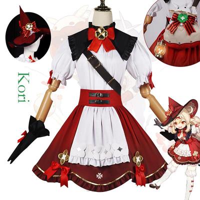 Genshin Impact Cos Witch Kori Skin Cos Платье Ци Цветок Звезда Свеча Костюм Женское Полное Платье