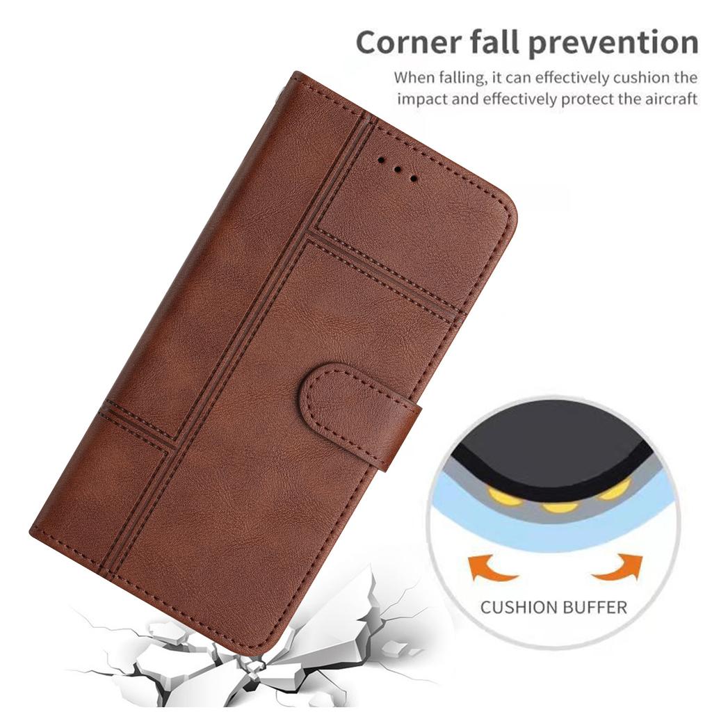 For Xiaomi 13T/13T Pro/Redmi K60 Ultra Case Line Imprinted Wallet Phone Leather Cover