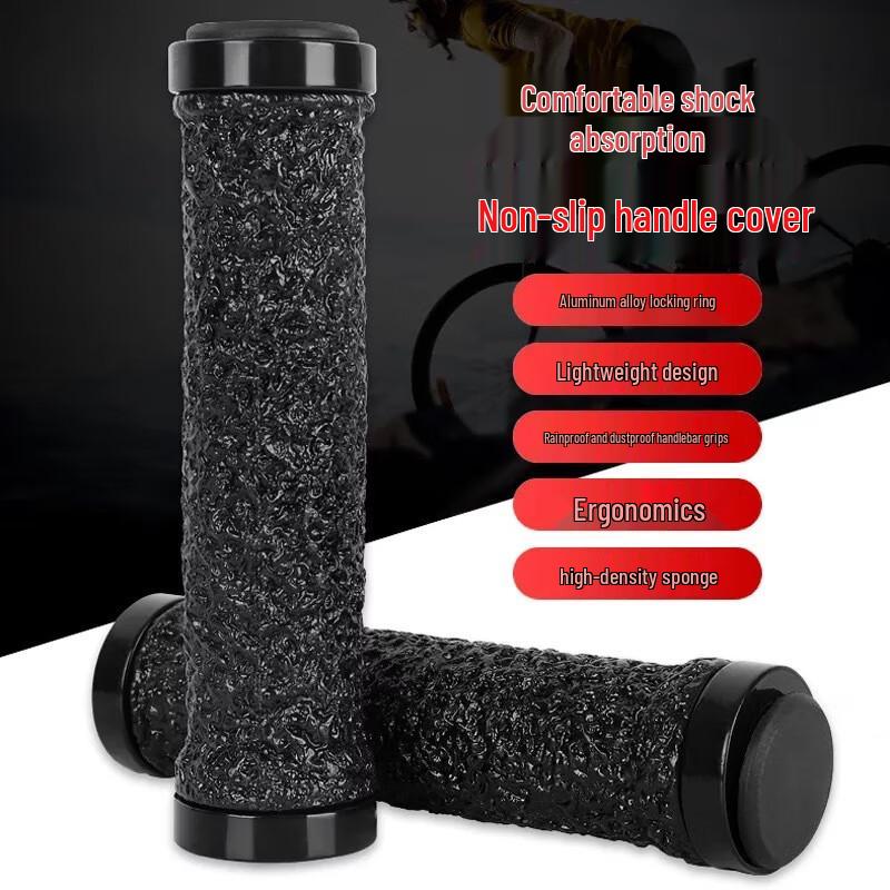 GEETHA Mountain Bike Double Lock-On Handlebar Grips