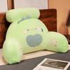 Домашняя Спальня Защита Изголовья Подушка для Поясницы Плюшевый Мех Мультяшный Можно Разобрать и Стирать Наполнитель из ПП Хлопка Подушка