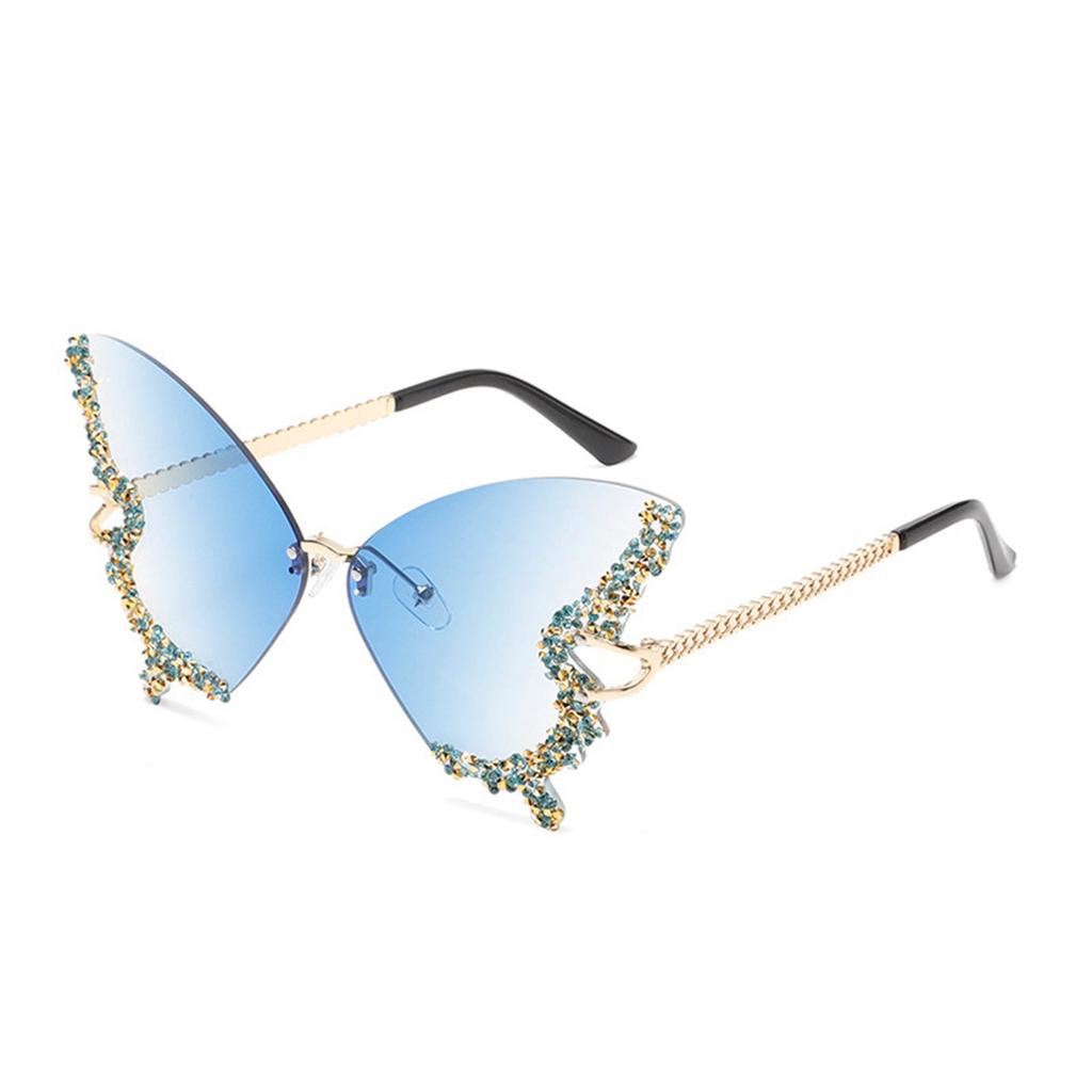 Солнцезащитные очки Модные новые женские солнцезащитные очки Солнцезащитные очки солнцезащитные очки одежда Соответствие солнцезащитные очки Diamond Butterfly