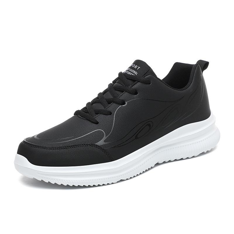 Кожаные дышащие повседневные туфли осень и зима водонепроницаемые и нескользящие кроссовки специальный размер