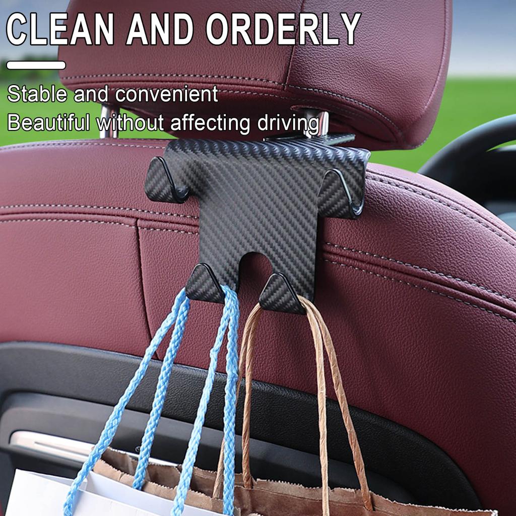 Multi-functional Two-in-one Vehicle-mounted Hook Wholesale Car Rear Mobile Phone Bracket Hook