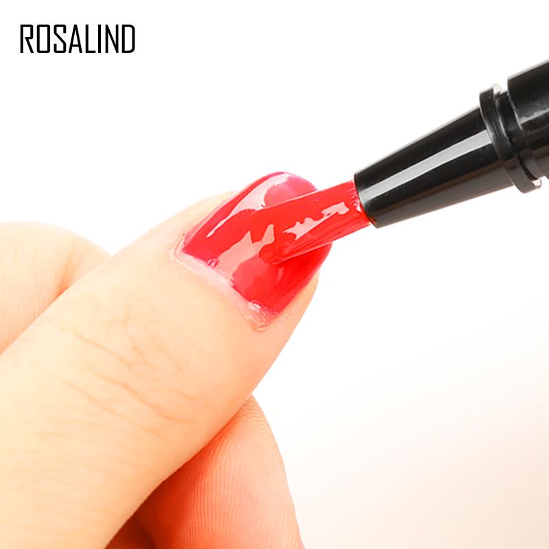 ROSALIND 5ml Neon Nail Gel Shiny Pen Bright For Nail Art Design LED/UV Lamp Base&Top Coat