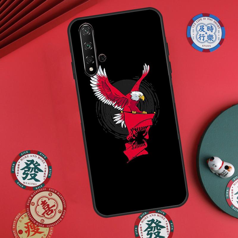 Albania Flag Eagle For Huawei Nova 11 Pro 9 10 SE Y60 Y70 Y90 Y61 Y91 Y72 Y73 12i 11i 8i P20 P30 P40 Lite Case