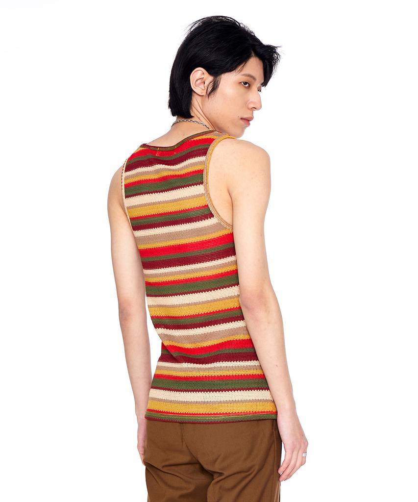 EPONYM Knitted Sleeveless_Multi Stripe