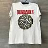 Soundgarden Soundgarden Группа High Street FOG Хип-хоп Рок Ретро Хлопок Принт Короткий рукав Женская Футболка для Унисекс и Женщин