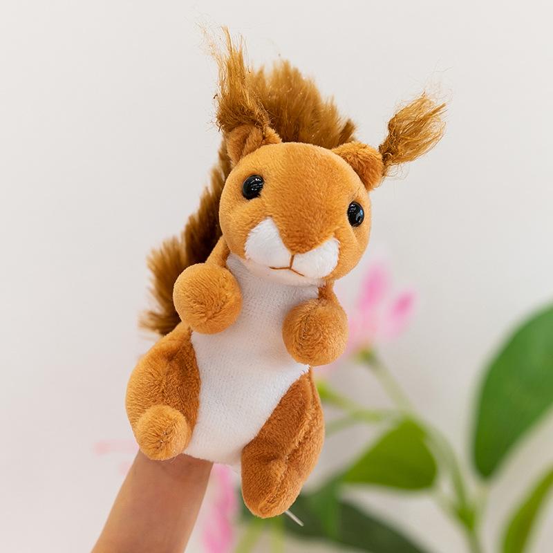 Лесное животное Пальчиковая кукла Панда Плюшевая игрушка Дети Океан Акула Кукла