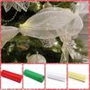 Colorful Christmas Tree Gauze Mesh Tulle Roll 10Yards*26CM Xmas Tree Ribbon   Gift Wrapping