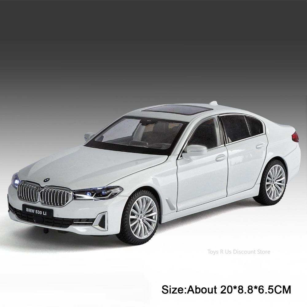 1:24 Scale ES 300h 5 Series 530Li Cars Toys Models Alloy 6 Doors Opened Miniature Car Wheel Pull Back Vehicles Collect Souvenirs