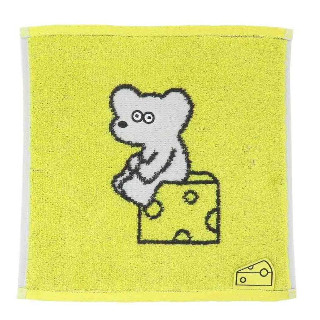 Marushin Andy the Mouse Sitting Cute Mouse Character Mini 1705006500 Handkerchief, Andy, Goods, Towel, Towel, Cotton,