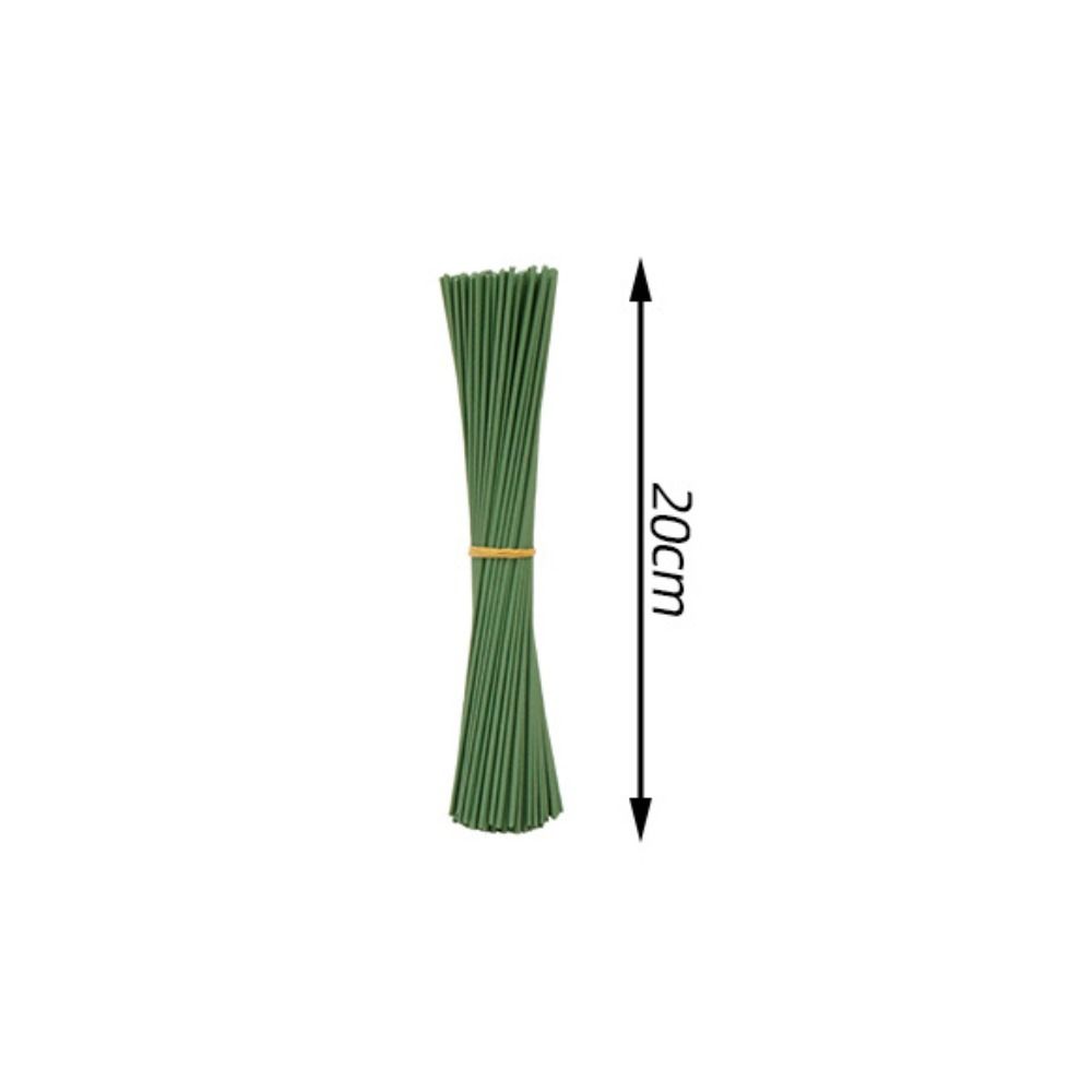 20Pcs Bendable Plant Stakes Single Stem Plant Support Stakes Flower Making Plant Sticks